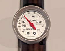 Auto Meter 4303 Ultra Lite Vacuum Boost Mechanical Gauge 2 116 30 In.hg 30 Psi