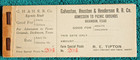 Galveston Houston & Henderson Railroad Dickinson Texas Railway Agent Ticket Stub — photo 9