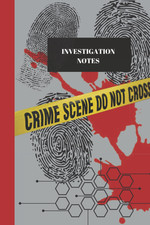 True Crime Investigation Notes Composition Notebook 100 Wide ruled pages Murder