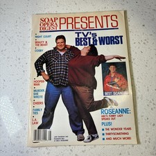 TV's BEST & WORST 1989 ROSEANNE-MOONLIGHTING-SANTA BARBARA- SOAP OPERA DIGEST 