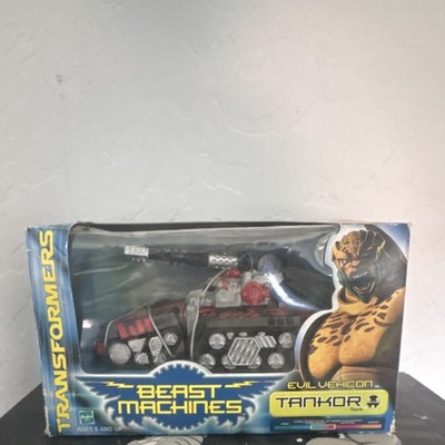 Hasbro Transformers Beast Machines Vehicon Tankor Action Figure Boxed/ DAMAGED  