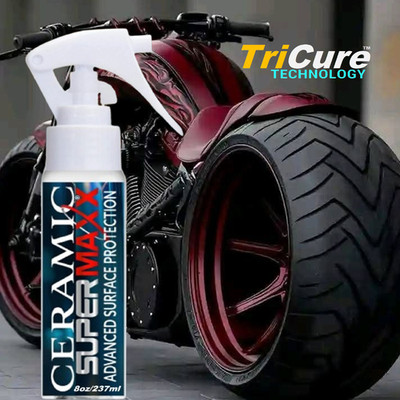 MOTORCYCLE CERAMIC SPRAY XTREME NANO 3 YEAR PAINT CHROME PROTECTION - 8 OUNCE