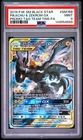 2019 POKEMON SM TAG TEAM TINS #SM168 FULL ART/PIKACHU & ZEKROM GX PSA 9