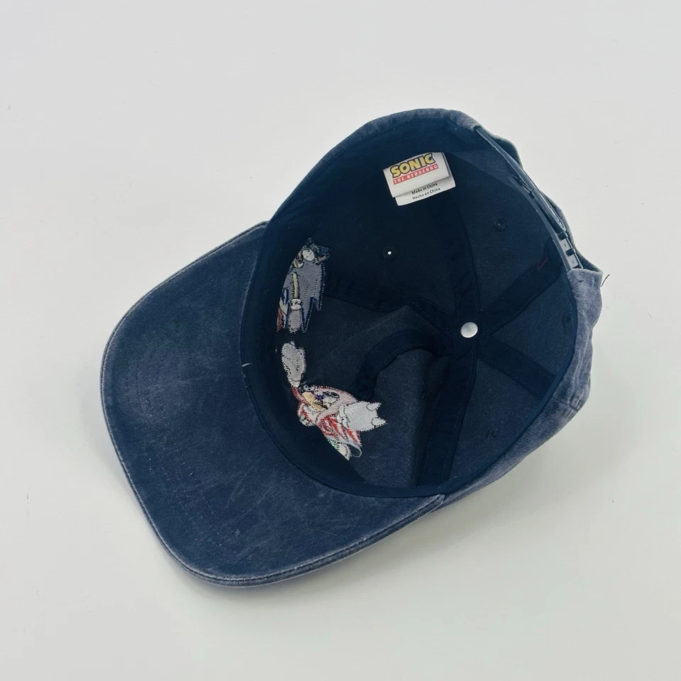 Gorra de colección Sonic The Hedgehog SnapBack azul talla única nudillos  Foto 4 de 4