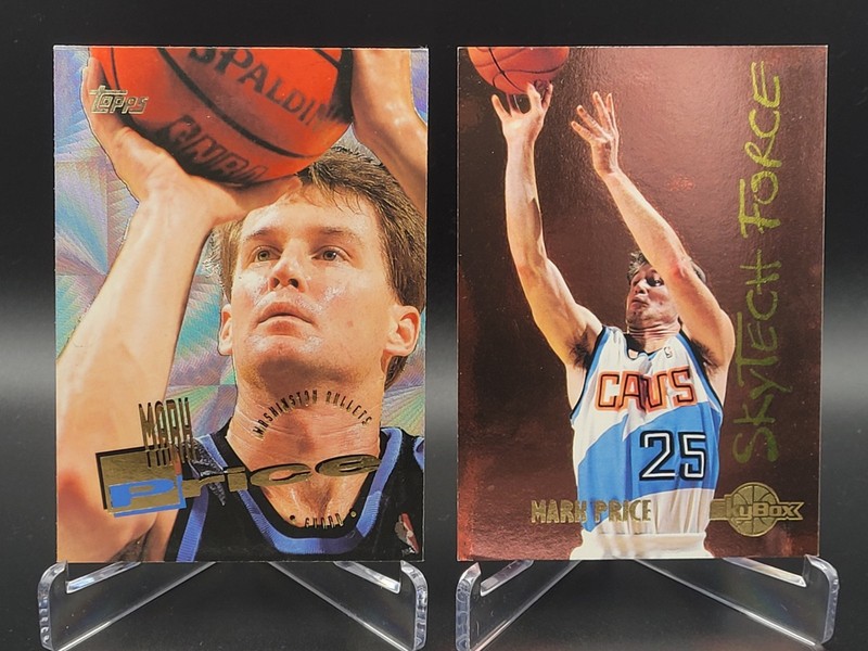 Mark Price - 2 Card Lot (1995-96 Topps Power Boosters #286 & SkyTeck Force SF21)