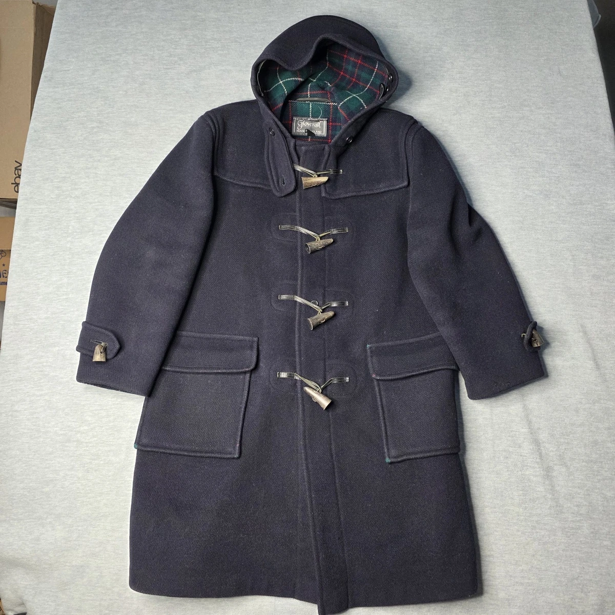 GQ1194◇GLOVERALL : 90's ENGLAND製 ウールダッフル 楽天市場】90s イングランド製 ☆ Gloverall メルトン ウール ダッフル