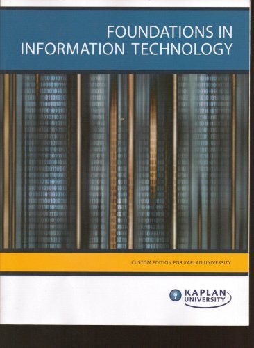 FOUNDATIONS IN INFORMATION TECHNOLOGY (FOUNDATION By Kaplan University **Mint** - 第 1/1 張圖片