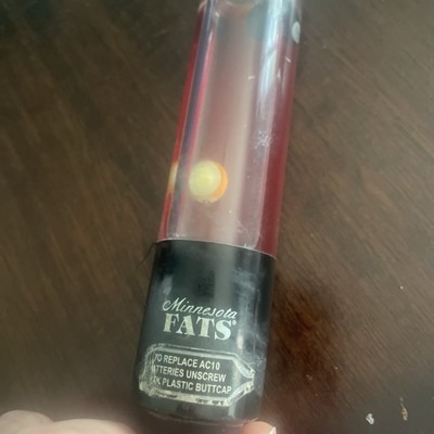 Vintage Rare Minnesota Fats Battery.Red Lava Pool Stick Cue 19oz