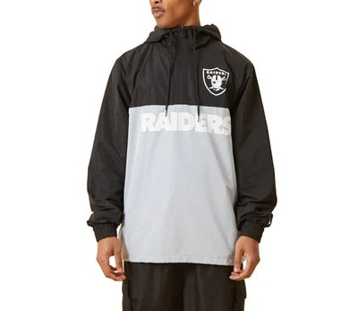 New Era NFL Las Vegas Raiders Coupe-Vent Veste Homme Noir 44187 - Photo 1/4