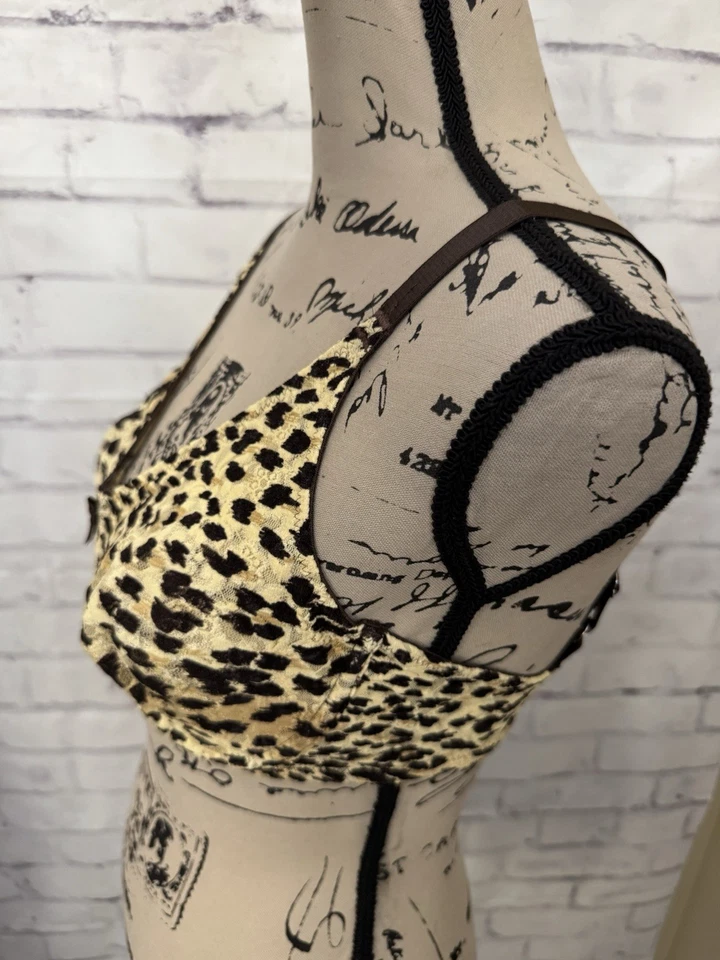 Sujetador Wacoal 36D Sin Costuras Halo Leopardo Estampado Con Aros Sin Forro 65146 Foto 2 de 4