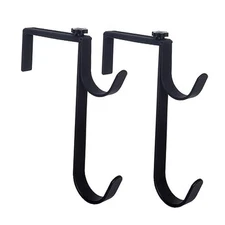 Heavy Duty Pool Pole Hangers - Adjustable Hooks for Poles, Hoses, 2 Pack