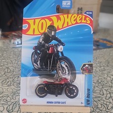 Hot Wheels HW Moto Honda CB750 Café 1:64 Diecast Motorcycle Black/Red Unopened