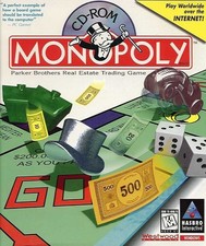 Vintage 1995 Monopoly PC CD-ROM Game Windows - Complete in Jewel Case