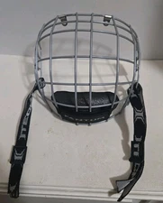 Itech Fantom Hockey Full Cage Silver Sz Small