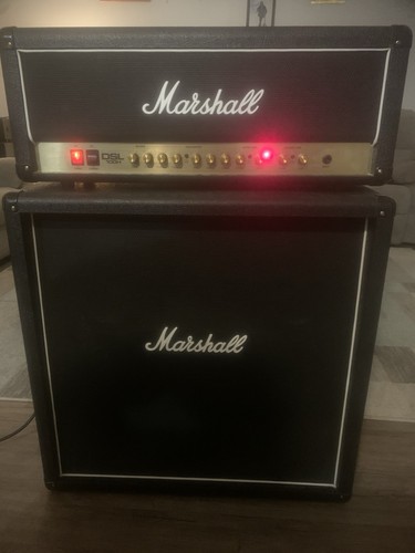 Marshall DSL100H 375w Guitar Amp Head With Marshall MX412B 240w Cabinet Stack
