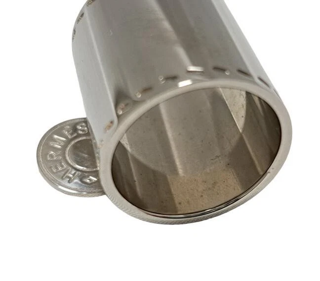 Auténtico Hermes Bufanda Anillo Serie Plata Metal Accesorios Mujeres Sellier - Imagen 4 de 4