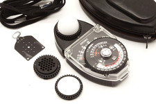 Sekonic L-398 Light Meter with Lumisphere, Lumidisc, High Slide,  Case 50006