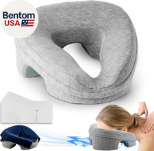 Face down Pillow Massage Headrest for Bed, Stomach Sleeping Pillow, Face Cradle,