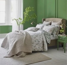 Image of Dorma Beatrice King Set Duvet Cover 2 Pillowcases 100% Cotton Satin BNIP New