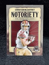 2024 Panini Mosaic Christian McCaffrey Notoriety Base #9 San Francisco 49ers