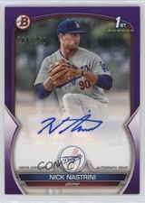 2023 Bowman Paper Prospect Purple Border 204/250 Nick Nastrini #PPA-NN Auto v9t