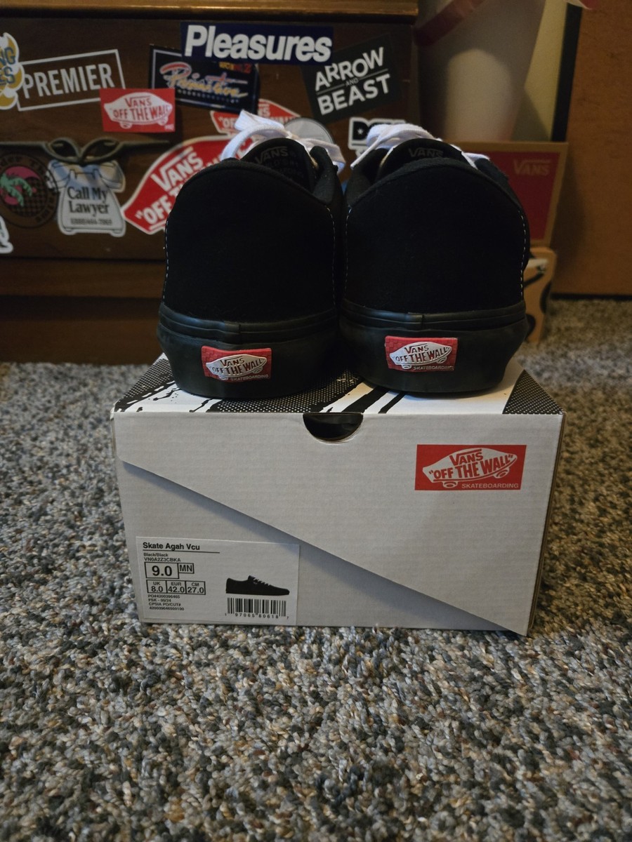 VANS Skate Agah VCU Black SZ 9 US MENS | eBay