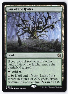 #ad #ad Lair of the Hydra R Commander: Modern Horizons 3 353 NM $1.79