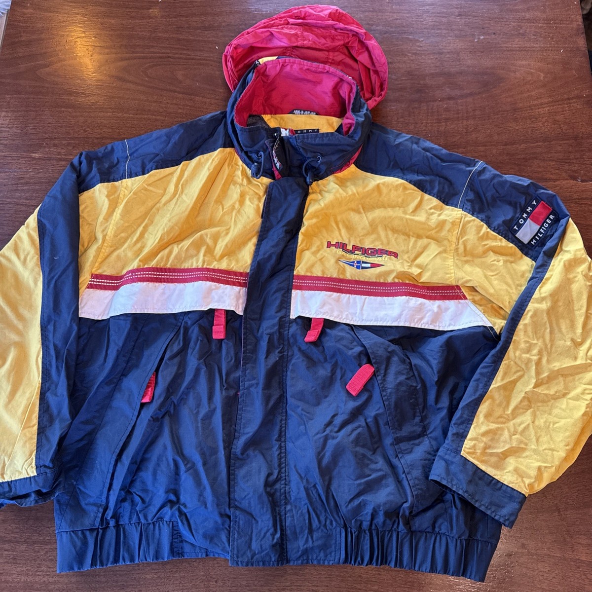  JEANS セーリングジャケット Vintage 90s Tommy Hilfiger Sailing Gear Zip Up Jacket Size 2XL | eBay