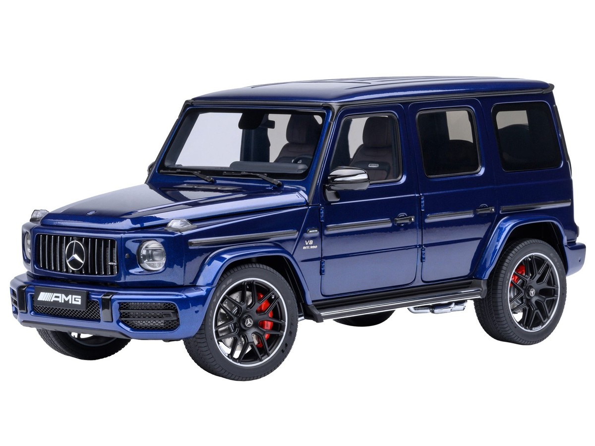 2019 MERCEDES-BENZ AMG G63 BRILLIANT BLUE 1/18 MODEL CAR BY