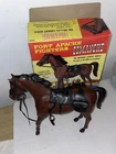 Vintage Marx Johnny West Comanche  Movable Horse, #1861B W/ Box Excellent Cond