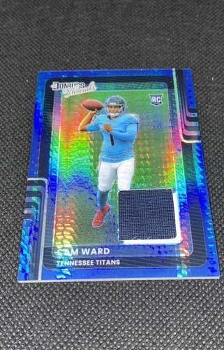 2025 Donruss Optic Cam Ward Blue Hyper (RAW)
