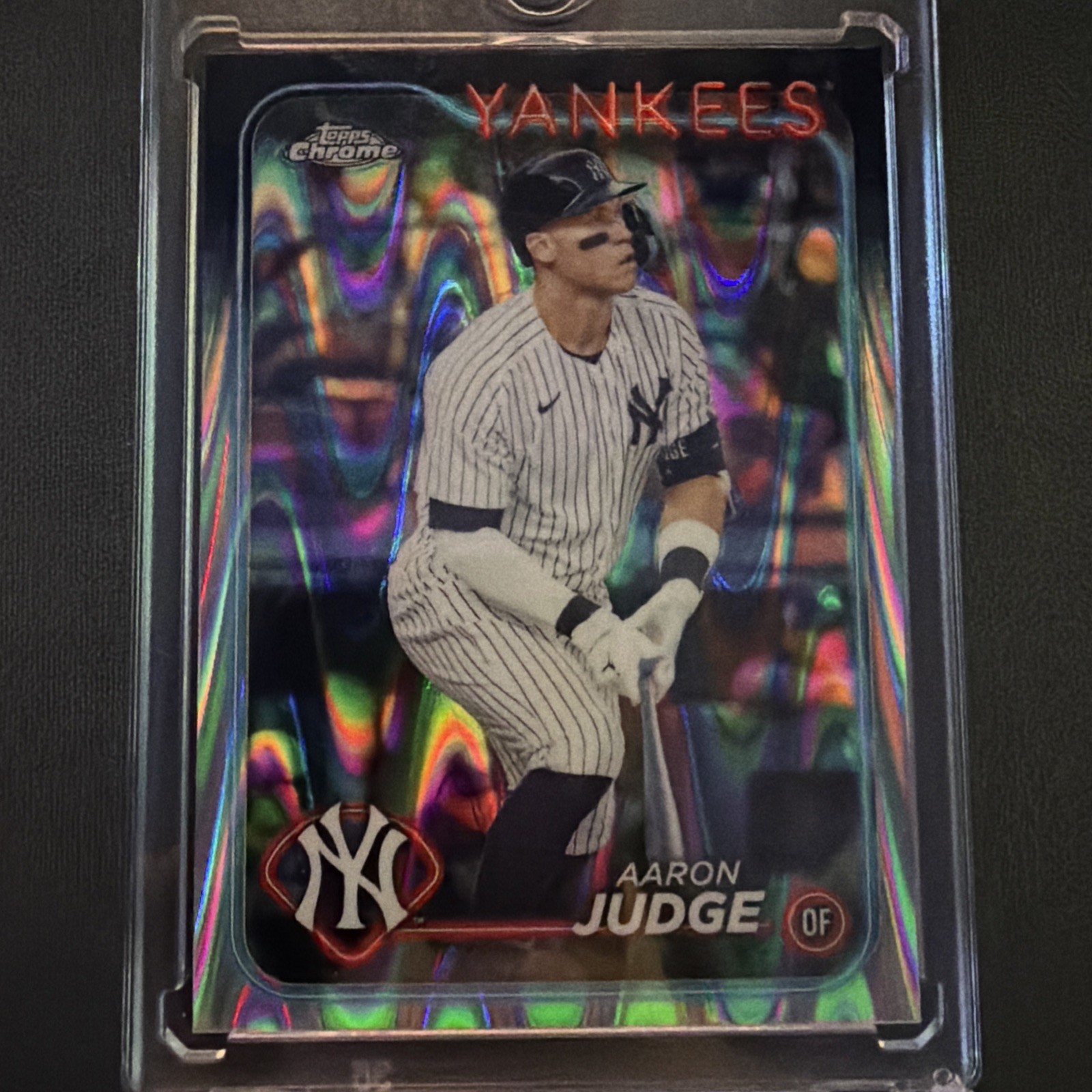 Aaron Judge 2024 Topps Chrome #50 RayWave Refractor NY YANKEES