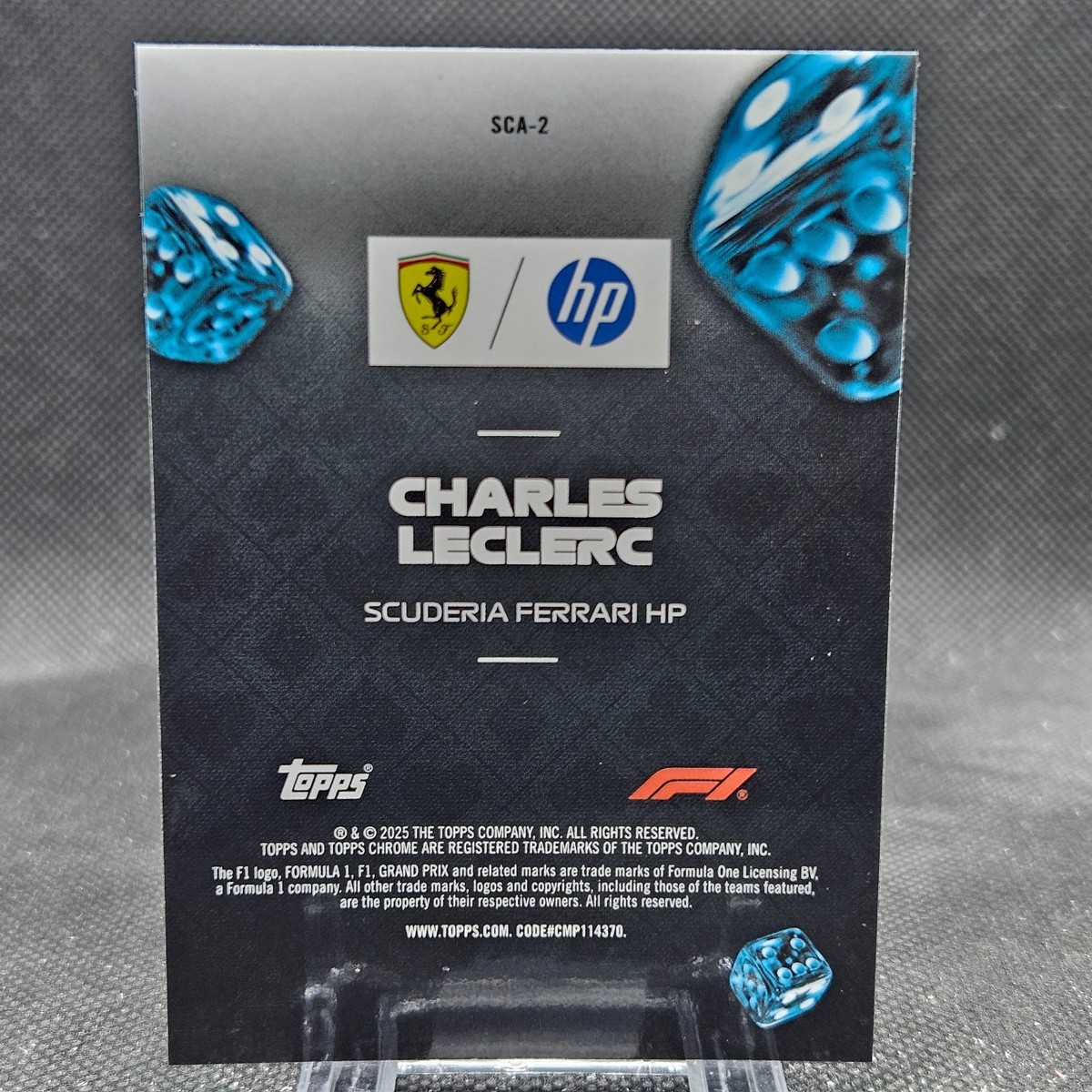 Charles Leclerc 2025 Topps Chrome Formula 1 F1 Ace of Trades #SCA