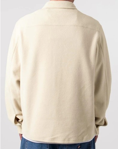 FRED PERRY FLEECE OVERSHIRT JACKET M4690 691 OATMEAL NEW WITH TAGS SIZE S - Picture 7 of 7