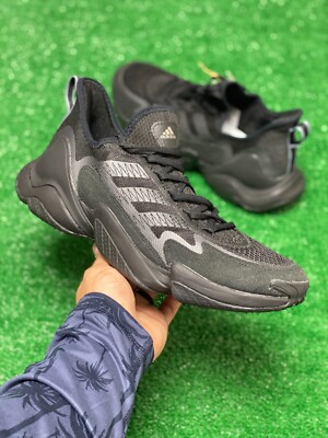 Adidas Impact FLX Mens Football Training Shoes Triple Black  display picture 3