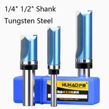 1/4" 1/2" Shank Bearing Woodworking Milling Cutter Bearing Flush Trim Router Bit