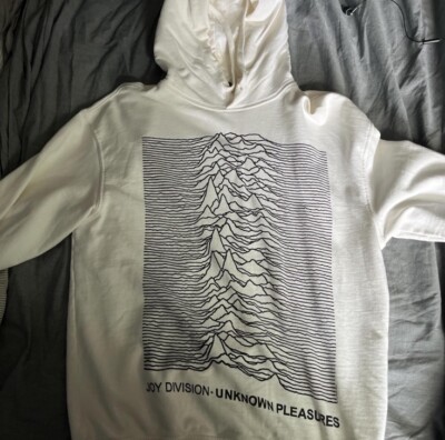 White H&M joy Division Hoodie 