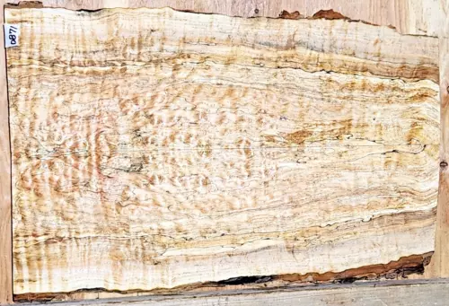 Quilted Flame Maple Wood 0871 Luthier 5A Guitar Top Set 25 x 17 x .500