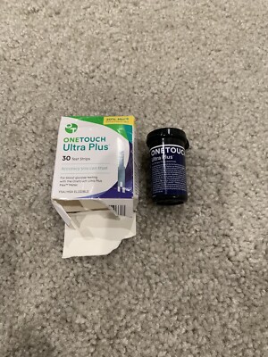 ONETOUCH Ultra Plus Test Strips (1-Box, 30ct) - EXP 08/31/2024