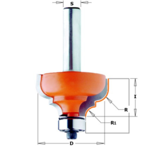 Fresa CMT 944.350.11 HW Z2 per Profili Decorativi - D. 35mm S. 8mm