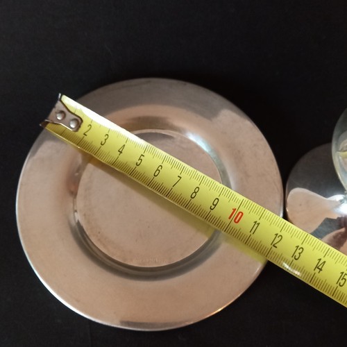 Vintage Shabbat Kiddush Silver Plated/Richard SD 999 Marked Cup Saucer Nice 145g - Picture 16 of 22