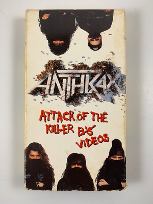 Anthrax Attack Of The Killer B's Videos VHS Australian 1991 Island