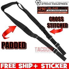 Strike Industries SI Gear S3 LITE Padded Sling (Silent Strategic System) - Black