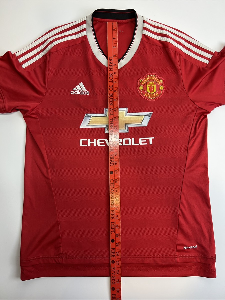 Manchester United Adidas Football Soccer Jersey #21 Men's Size