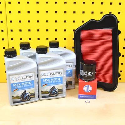 Set Ölfilter Luftfilter Öl MSK 10w40 für: Honda CBR 1100 XX BlackBird 96-98 SC35 - Bild 1 von 2