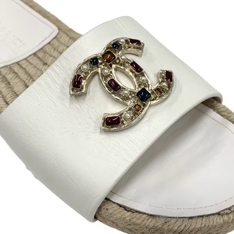 CHANEL☆パールサンダル36 1/2 CHANEL☆パールサンダル36 1/2