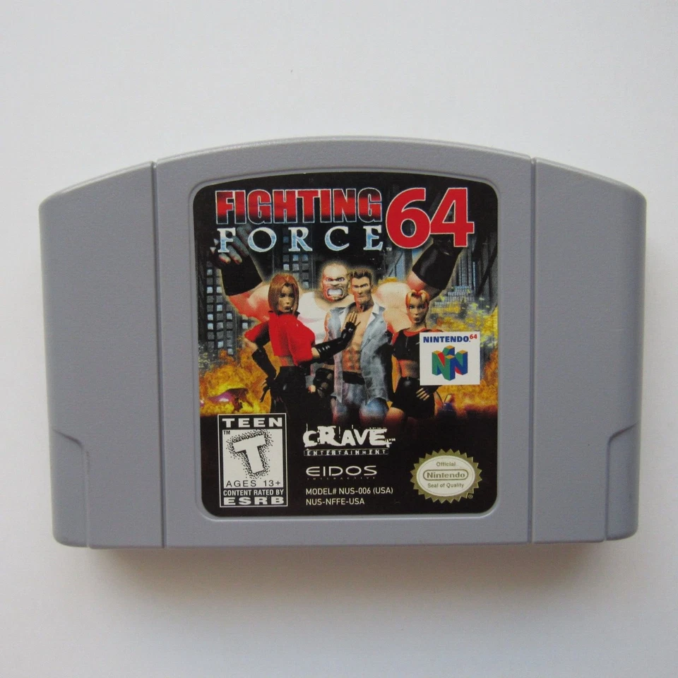 Fighting Force Nintendo 64 N64 100% Complete In Box CIB w/ Tattoos Game Manual - Image 2 of 4
