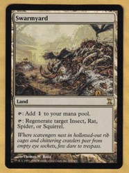 Swarmyard 278/301 Time Spiral MTG Rare Land