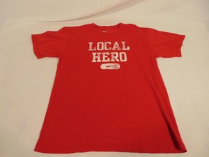 red nike swoosh shirt