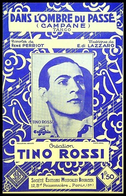 Alte Partitur, IN L'Ombre Du Past - Tino Rossi - Di Lazzaro - Ed S. E. M.B
